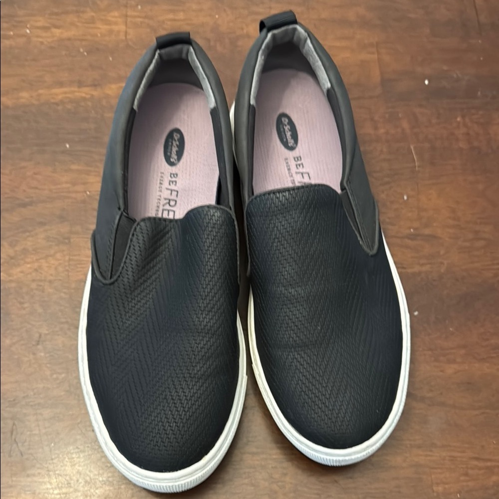 Dr. Scholl's Black Slip-On Sneakers
